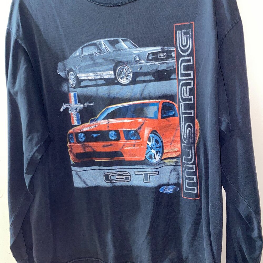 MUSTANG GT LONG SLEEVE TEE SIZE L